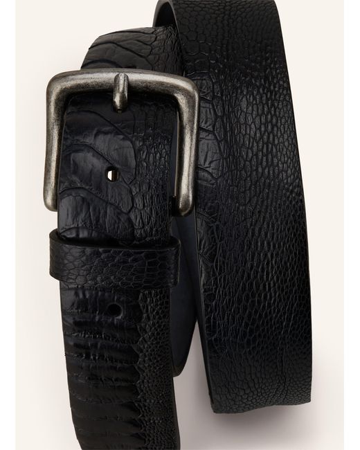 Post & Co Ledergürtel in Black für Herren