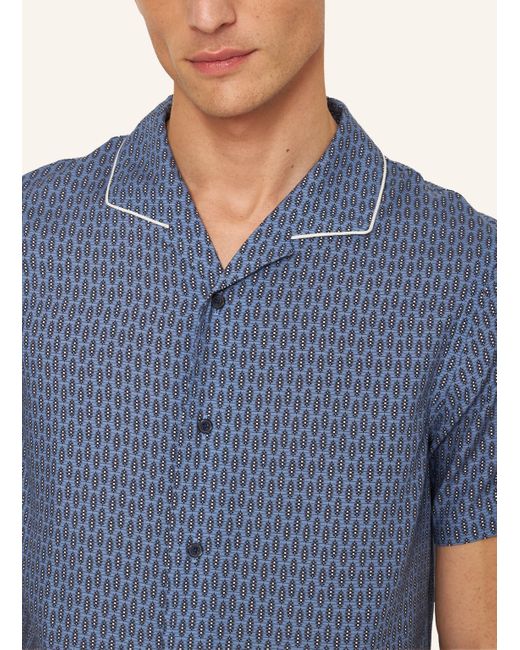 Orlebar Brown Casual-Hemden HIBBERT PEREZ in Blue für Herren