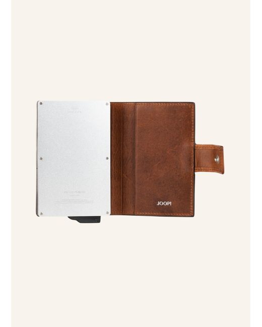 Joop! Kartenetui LORETO E-CAGE in Brown für Herren