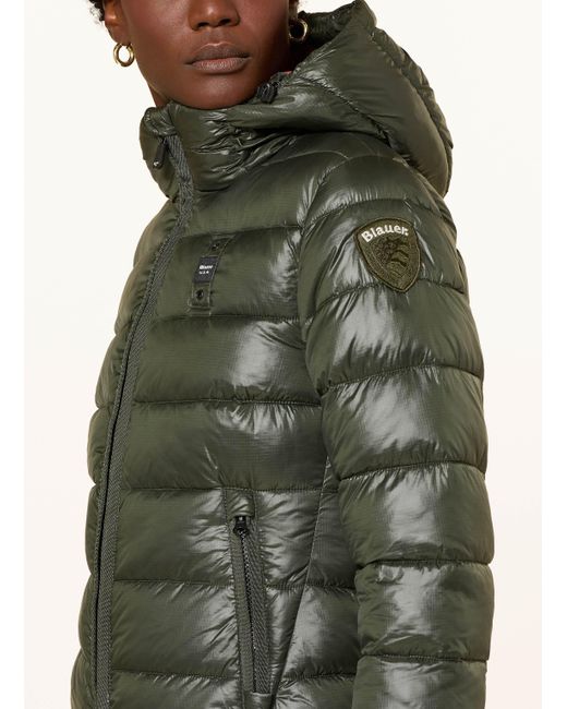 Blauer Green Steppjacke CAROLL mit DUPONTTM SORONA®-Isolierung