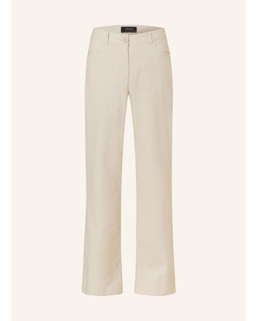 Marc Cain Natural Marlenehose mit Leinen