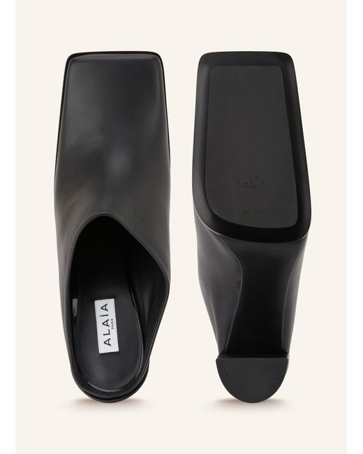 Alaïa Black Mules