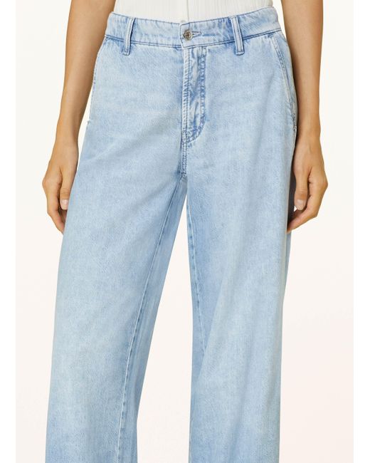 Cambio Blue Flared Jeans ALEK