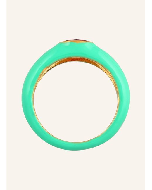 Elli Jewelry Blue Ring