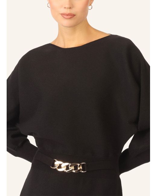 Apart Black Strickkleid