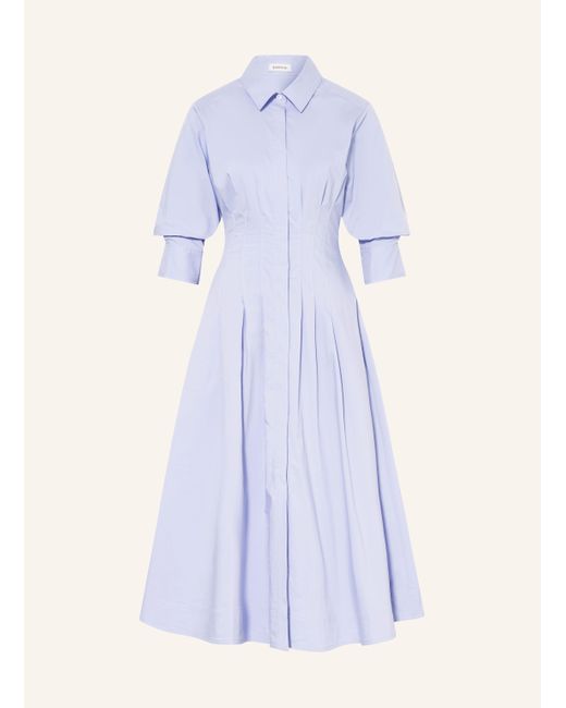 Jonathan Simkhai Blue Hemdblusenkleid JAZZ mit 3/4-Arm