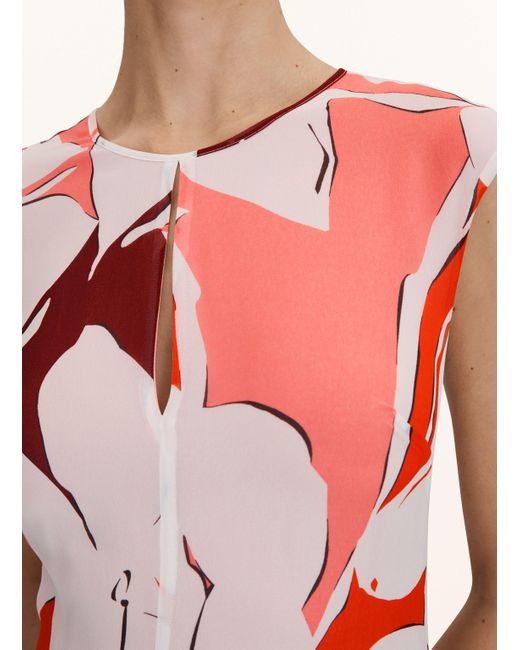 Reiss Pink Kleid BECCI mit Cut-out