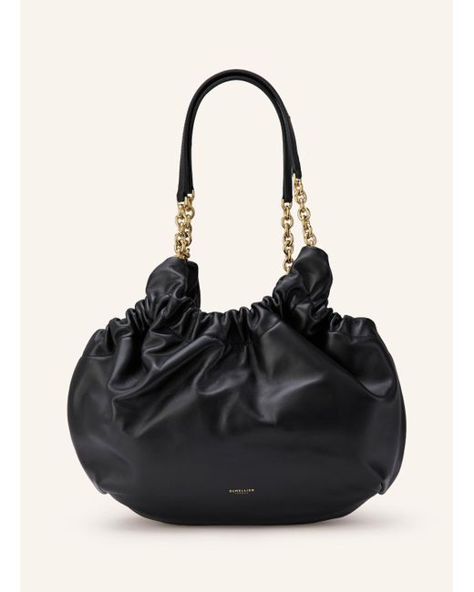 DeMellier London Black Beuteltasche MIAMI MIDI