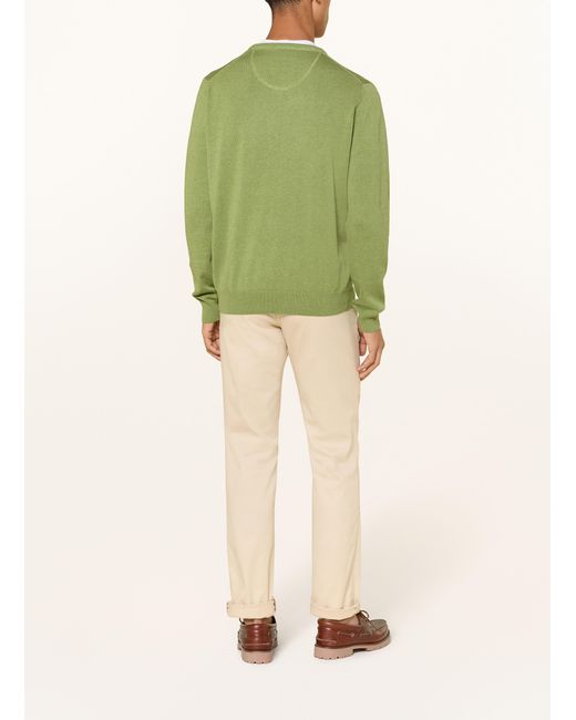 Fynch-Hatton Pullover in Green für Herren