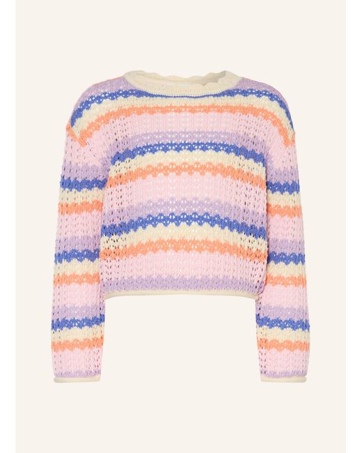 s.Oliver RED White Pullover