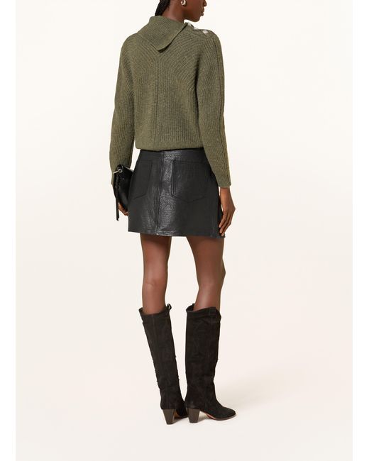 Ba&sh Green Pullover ROUMANE mit Alpaka