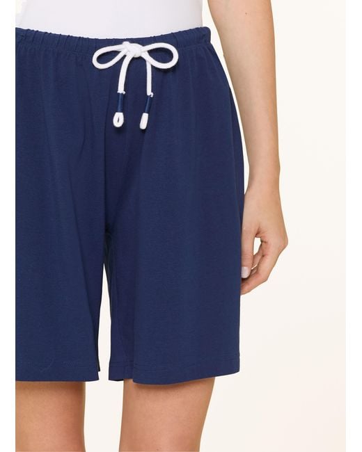 Mey Blue Schlafshorts