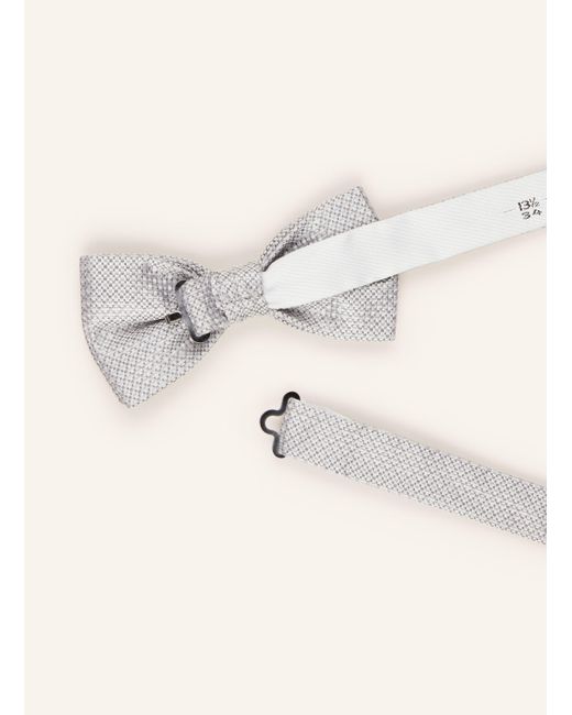 Prince BOWTIE Set: Fliege und Einstecktuch in Gray für Herren