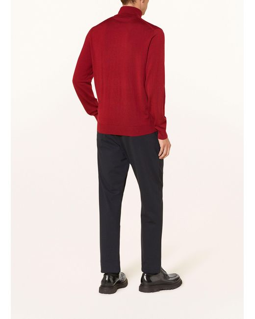 Olymp Rollkragenpullover in Red für Herren