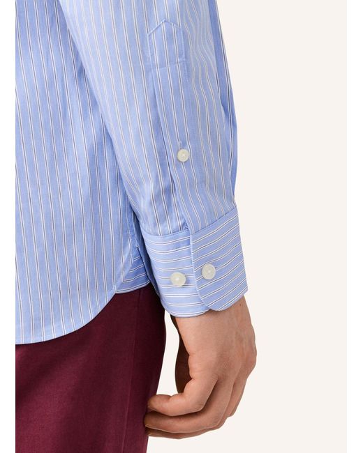 Hackett Freizeithemd TWILL PARALLEL STR in Blue für Herren