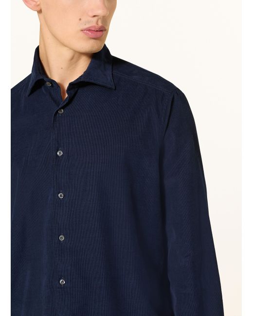 Stenstroms Cordhemd Slim Fit in Blue für Herren