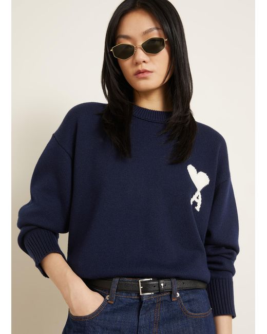 AMI Blue Pullover