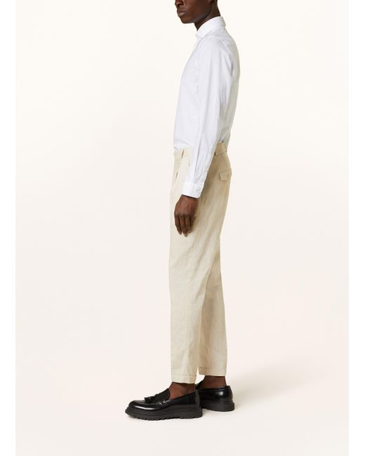 Paul Smith Anzughose Extra Slim Fit mit Leinen in Natural für Herren