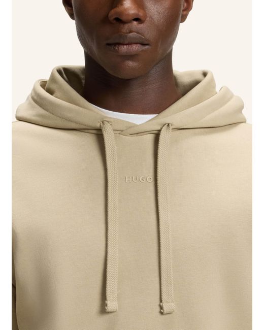 HUGO Sweatshirt TRACKSUIT_DAPODAYOTE Relaxed Fit in Natural für Herren