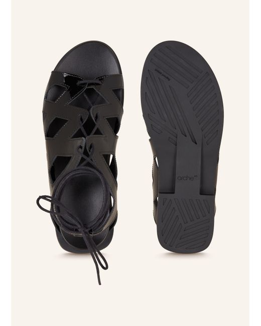 Arche Black Sandalen MAKIZZ