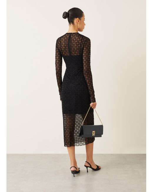 Givenchy Black Mesh-Kleid