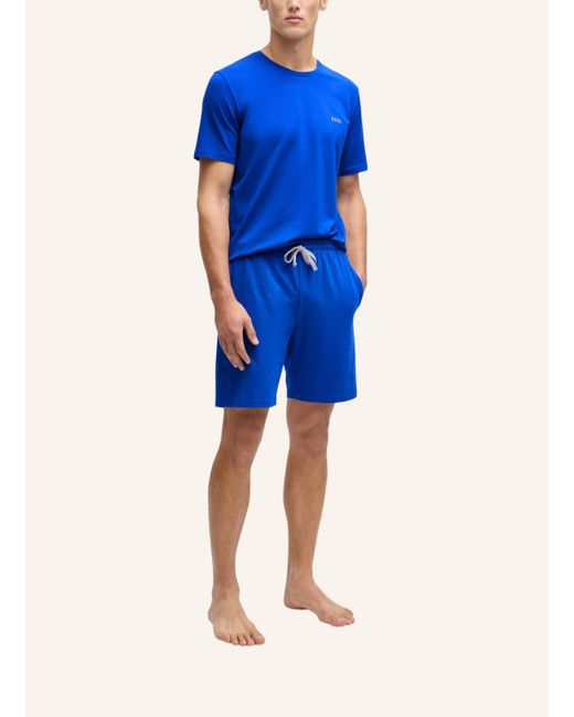 Boss Loungewear Oberteil MIX&MATCH T-SHIRT R Regular Fit in Blue für Herren