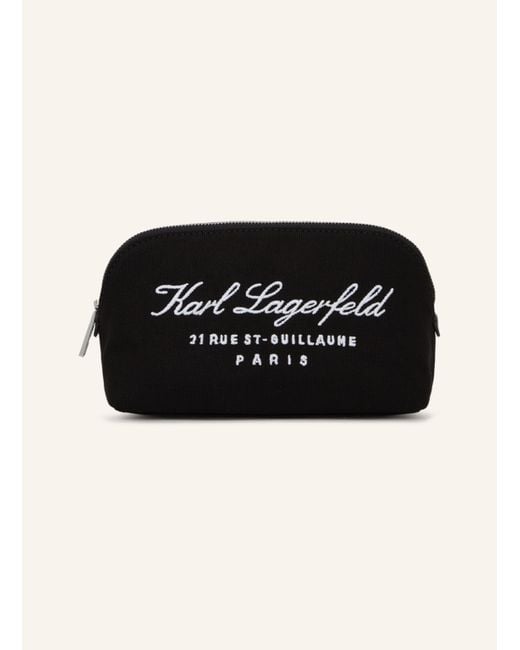 Karl Lagerfeld Black Kosmetiktasche