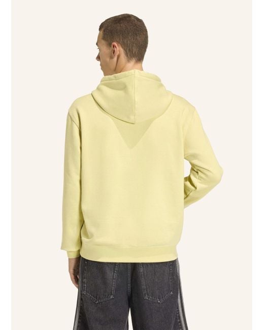 Adidas Originals ESSENTIAL LOOSE FLEECE HOODIE in Yellow für Herren