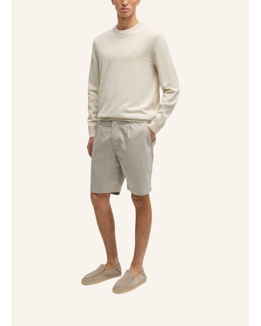 Boss Pullover PACELLO-L Regular Fit in White für Herren