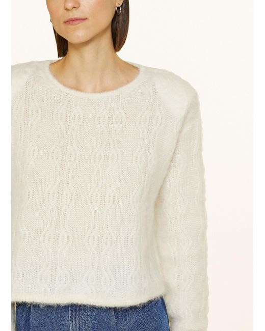 by Aylin Koenig Natural Alpaka-Pullover ISABELLE mit Cut-out