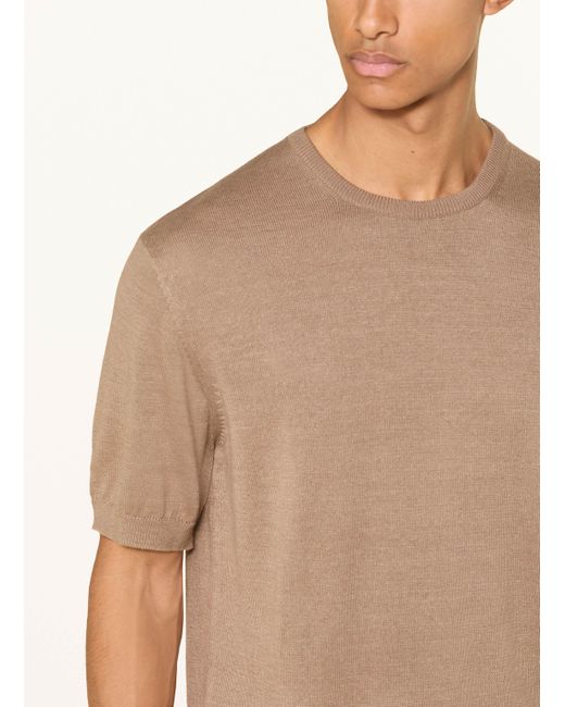DIGEL Strickshirt FAROS in Natural für Herren