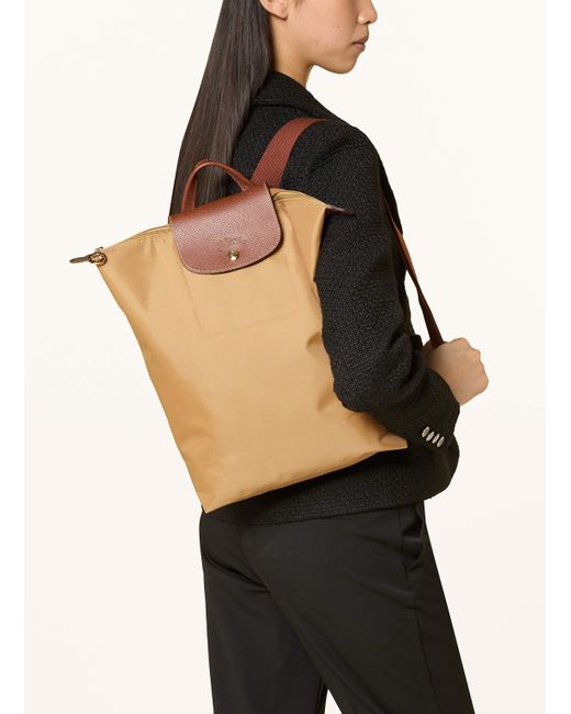 Longchamp Natural Rucksack LE PLIAGE MEDIUM