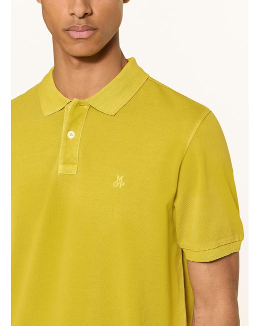 Marc O' Polo Piqué-Poloshirt Regular Fit in Yellow für Herren