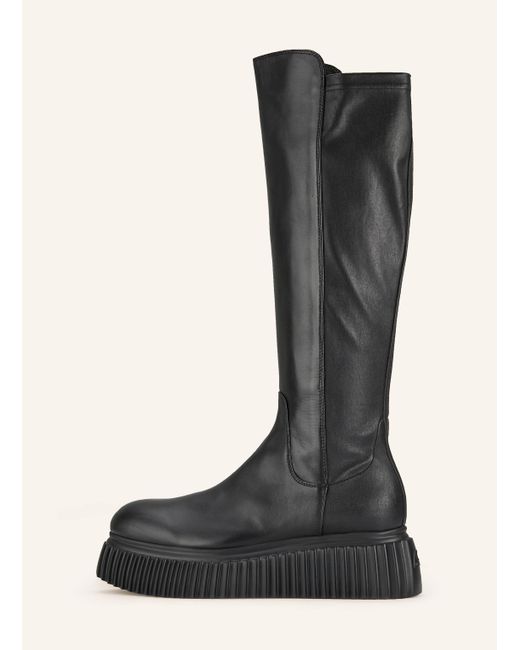 Agl Attilio Giusti Leombruni Black Plateau-Stiefel GLORIA