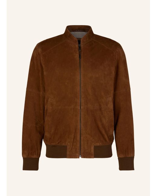 Windsor. Lederblouson in Brown für Herren