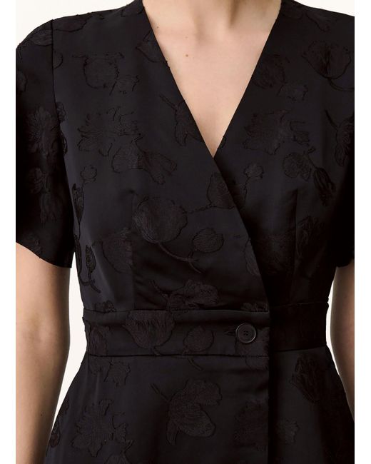 Claudie Pierlot Black Wickelkleid