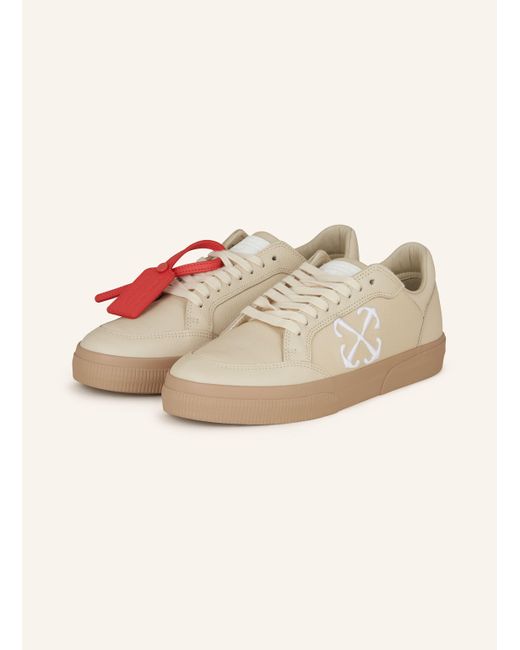 Off-White c/o Virgil Abloh Sneaker NEW LOW VULCANIZED in Natural für Herren
