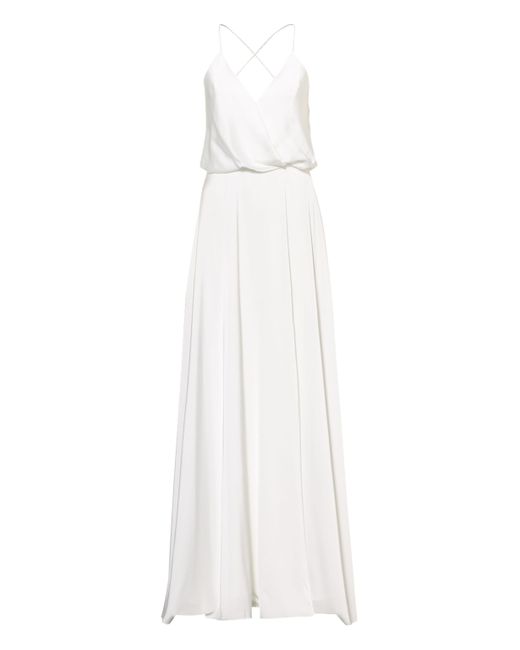 Unique White Abendkleid mit Stola