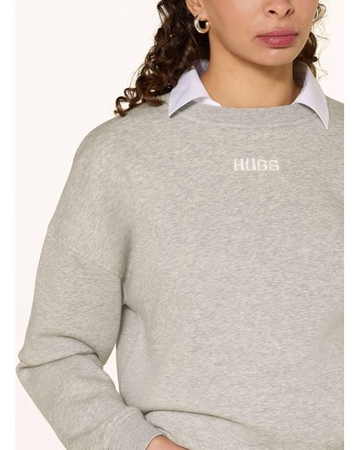 Mrs & HUGS White Sweatshirt