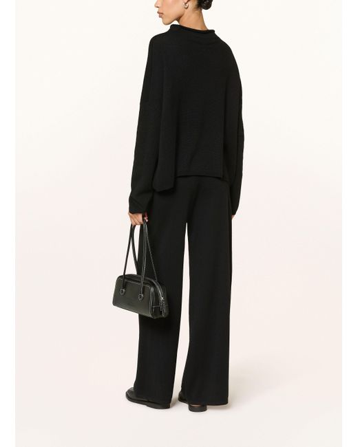 Lisa Yang Black Cashmere-Pullover SANDY
