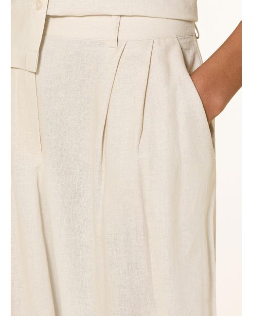 MSCH Copenhagen Natural Marlenehose MSCHRYAN mit Leinen