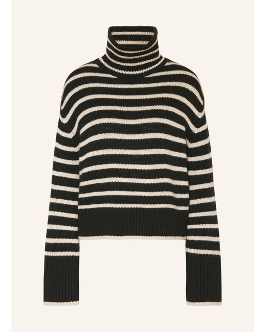 Lisa Yang Black Cashmere-Pullover FLEUR