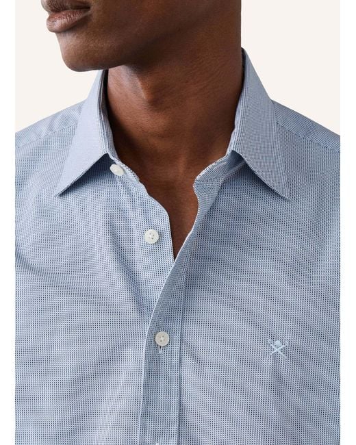 Hackett Freizeithemd MINI GEO PRINT in Blue für Herren