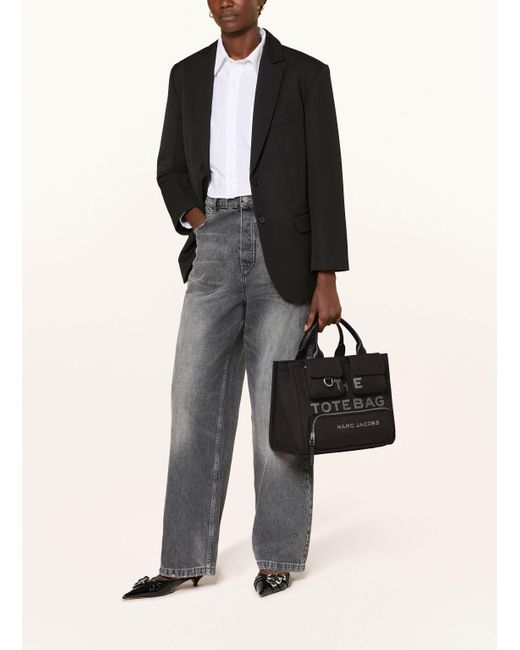 Marc Jacobs Black Umhängetasche THE CARGO CANVAS MEDIUM TOTE BAG
