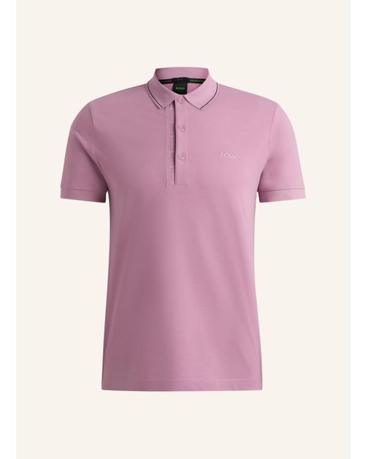 Boss Poloshirt PAULE 4 Slim Fit in Pink für Herren