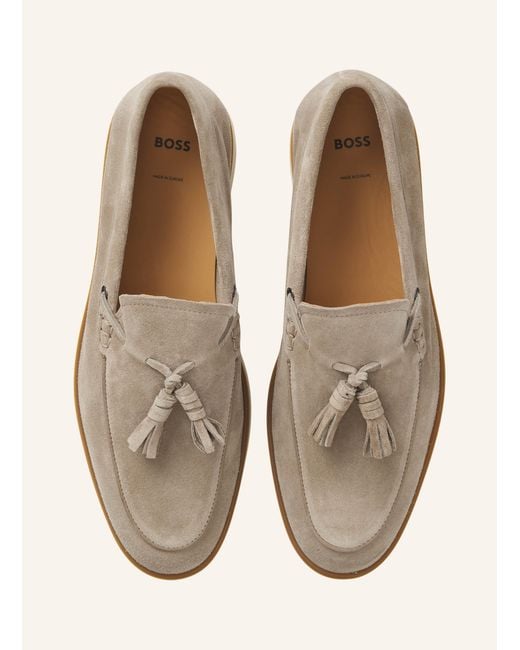 Boss Slipper HEDLEY_LOAF_SDTS in Natural für Herren