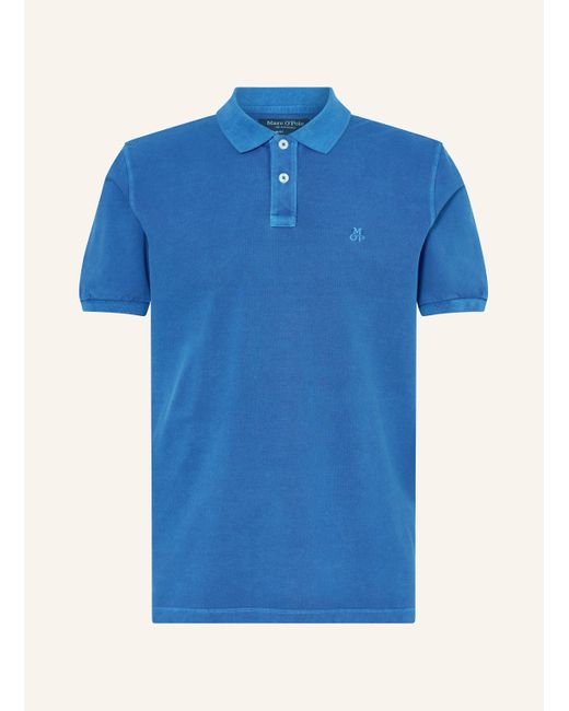 Marc O' Polo Piqué-Poloshirt Regular Fit in Blue für Herren