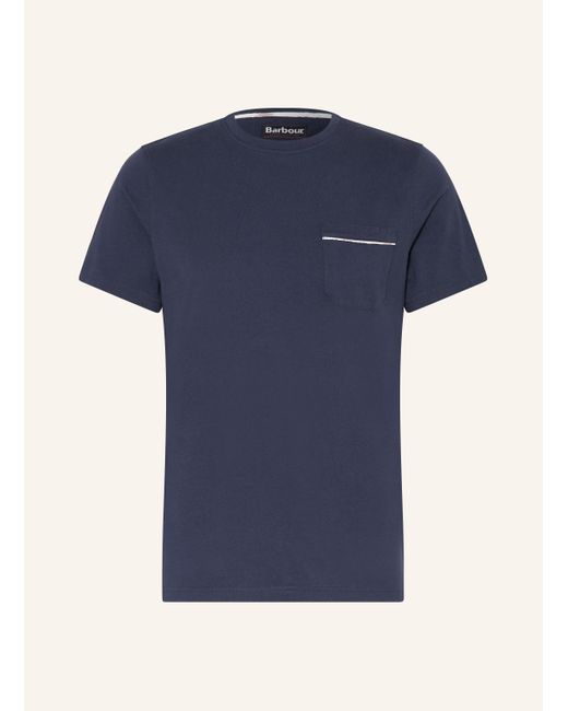 Barbour T-Shirt in Blue für Herren