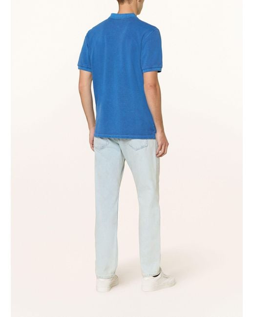 Marc O' Polo Piqué-Poloshirt Regular Fit in Blue für Herren