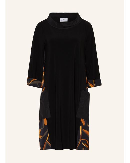 Joseph Ribkoff Black Kleid im Materialmix mit 3/4-Arm